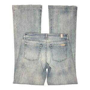 7 For All Mankind Light Washed Plain Pocket Flare Dojo Jeans.  Sz: 28